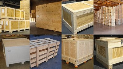 Wooden Shipping Crates and Containers