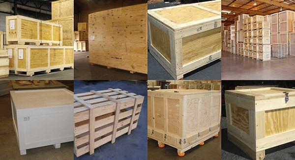 Wooden Shipping Crates and Containers
